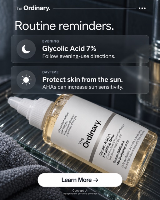 The Ordinary 05 — Reminder UI