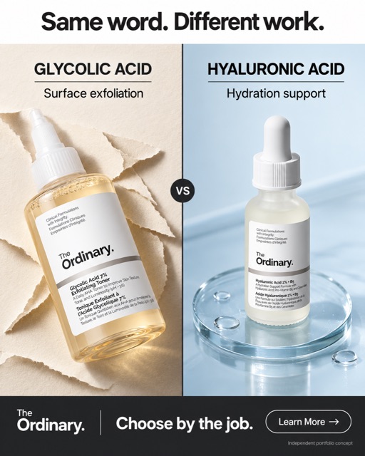 The Ordinary 09 — Role comparison