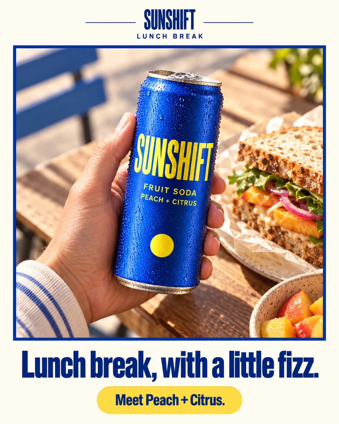 SUNSHIFT Lifestyle + social treatment ad variation